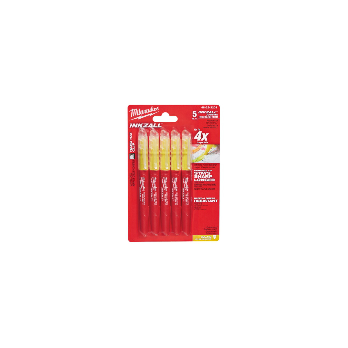 INKZALL Leuchtmarker gelb (5pc)