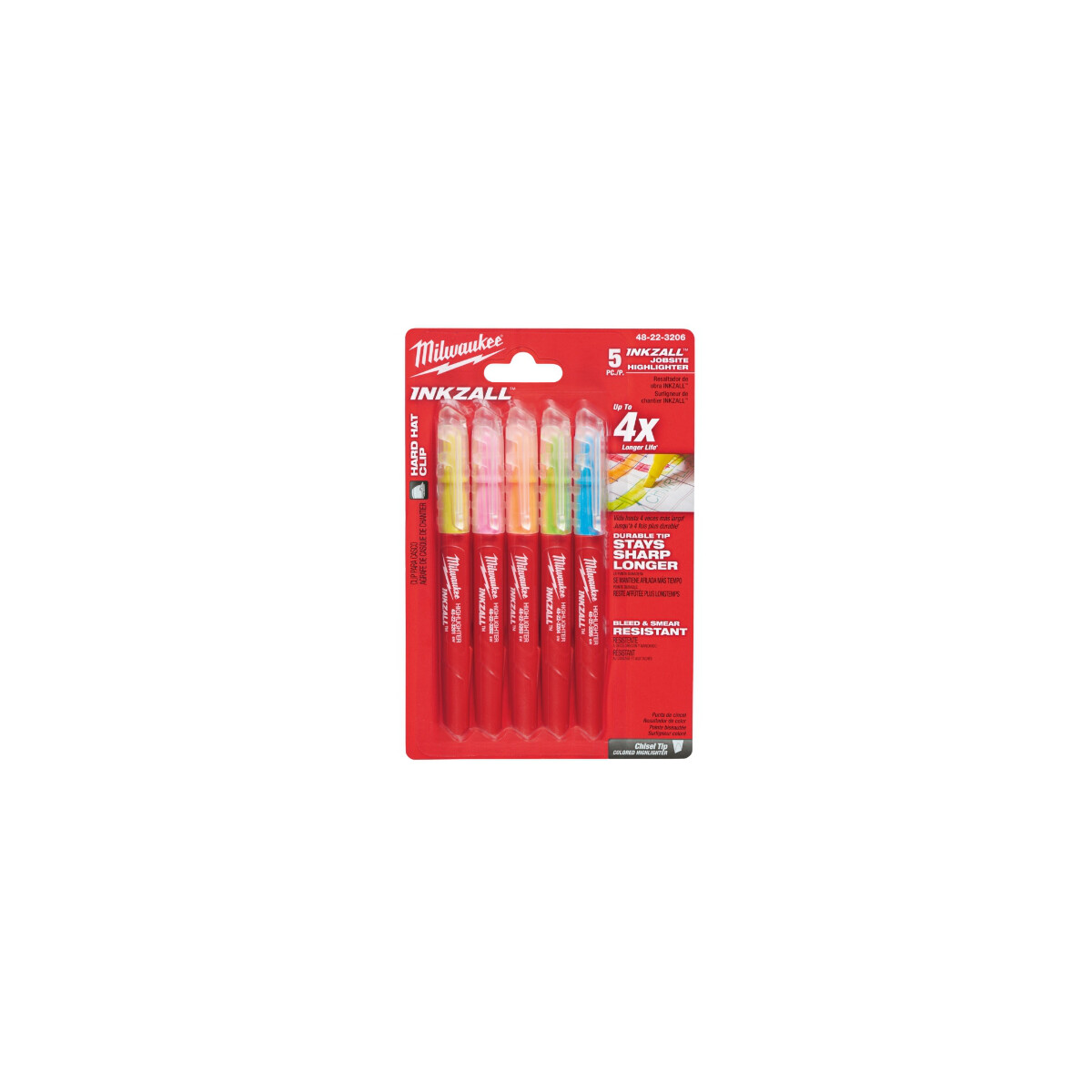 INKZALL Leuchtmarker farb.sortiert (5pc)