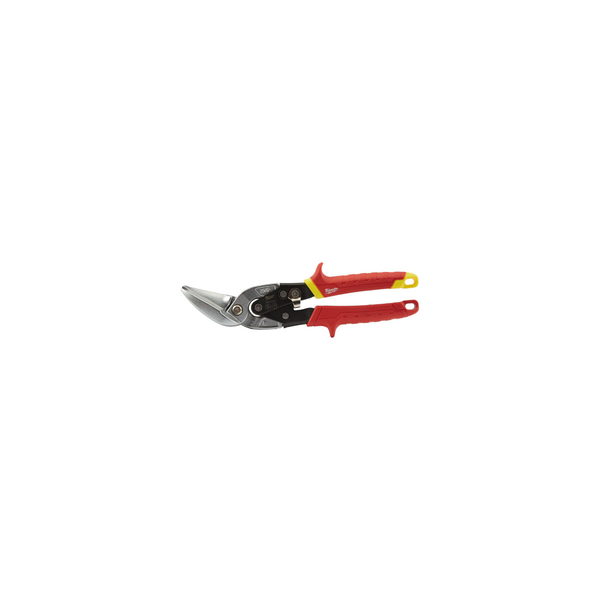 Blechschere gebogen, gerader Schnitt