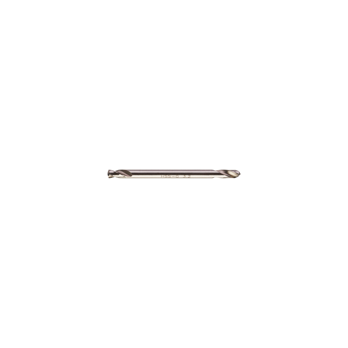 METALLBOHRER HSS-G DOPPEL 3.2X49MM (10)