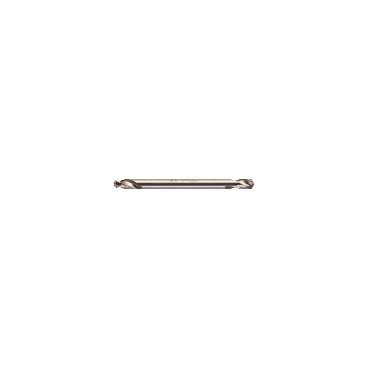 METALLBOHRER HSS-G DOPPEL 4.0X55MM (10)