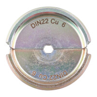 Presseinsatz DIN22 CU 6 -1ST
